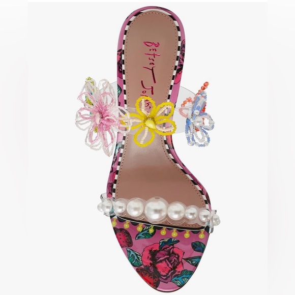 New Betsey Johnson womens Goldiee Heeled Sandal - Picture 4 of 14